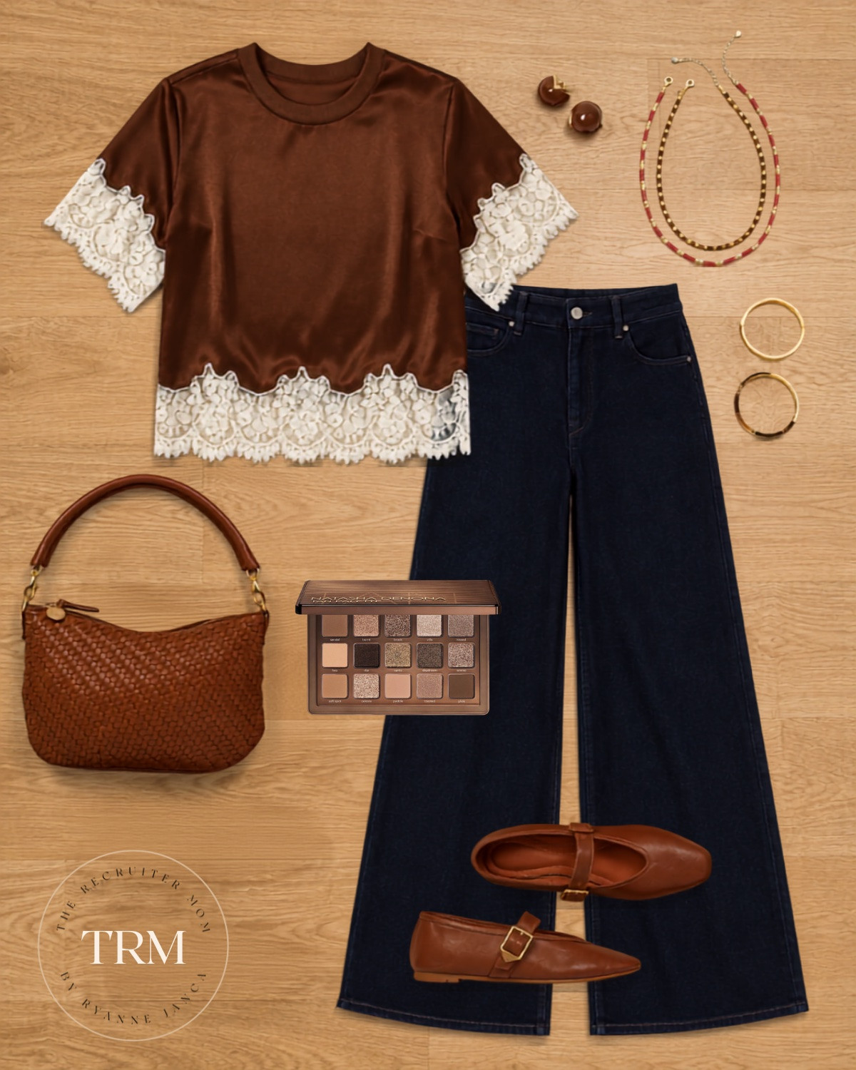 This lace top is SUCH a pretty way to do brown for fall! 🤎 Paired with dark denim, Mary Janes and a woven bag, this whole look feels feminine without being too dressy.

#LTKSeasonal #LTKOver40 #LTKMidsize