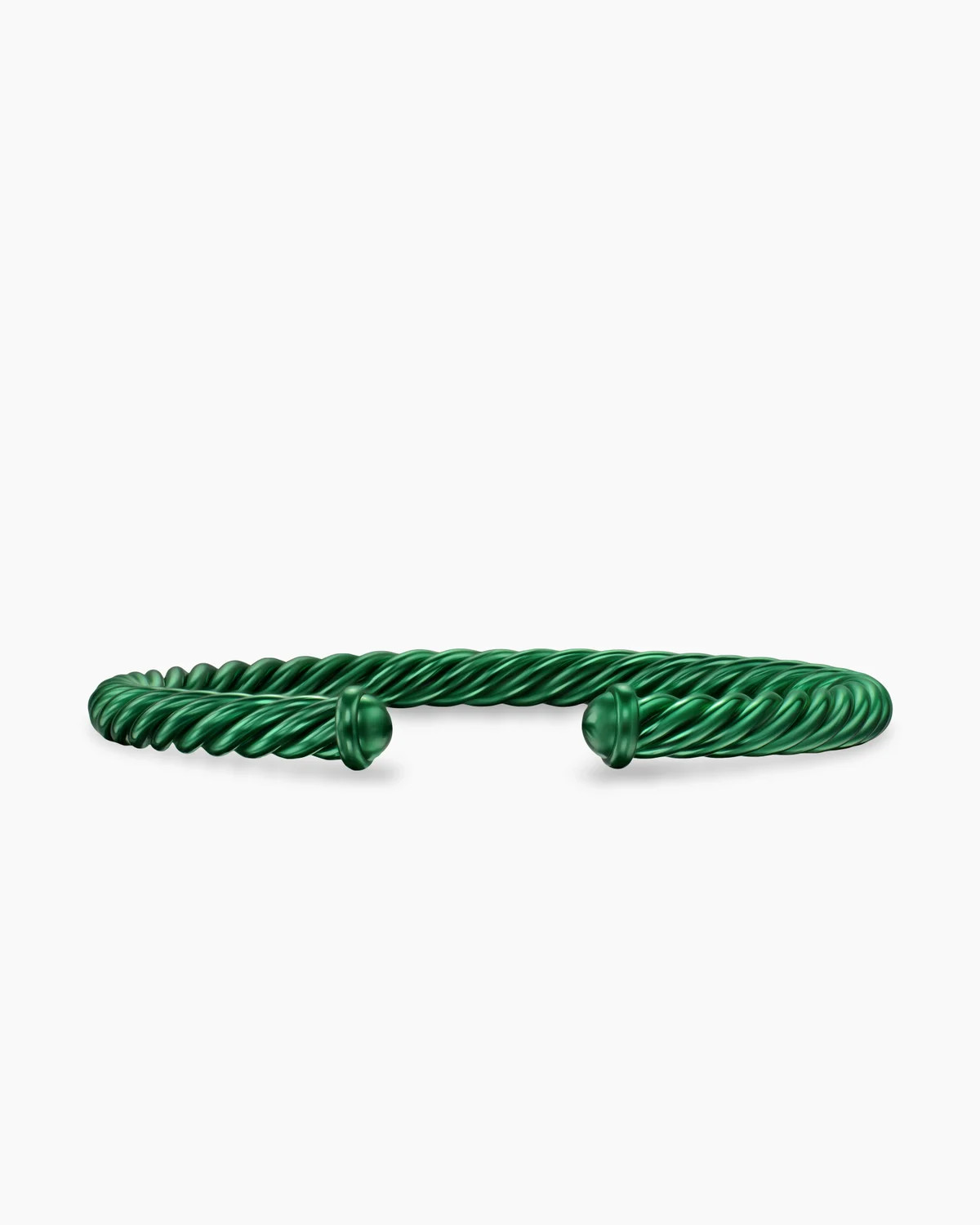 David Yurman | Classic Cable Bracelet in Green Aluminum, 4mm | David Yurman