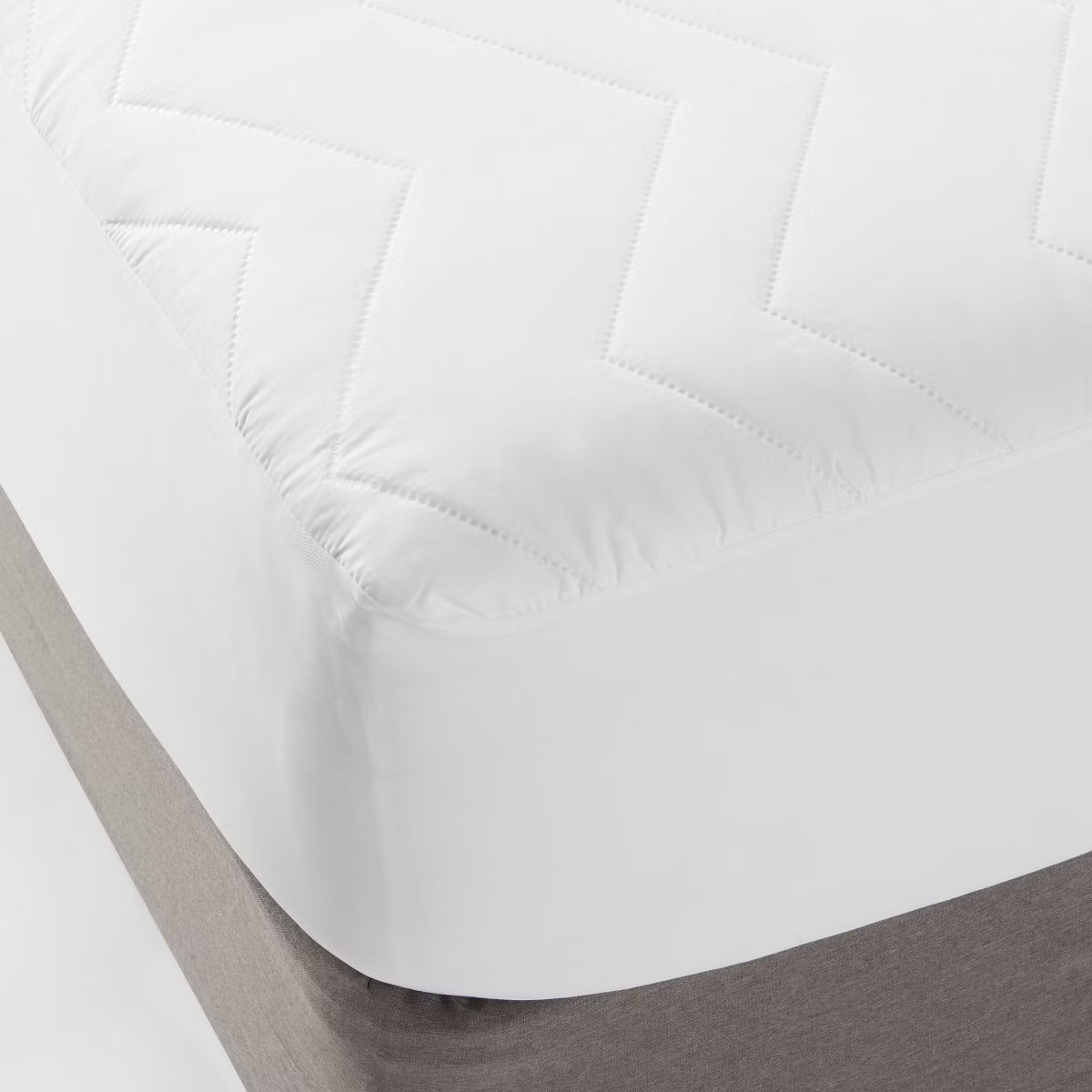 Queen Machine Washable Quilted Mattress Pad - Room Essentials\u2122: 15" Deep Pocket, 100% Polyes... | Target