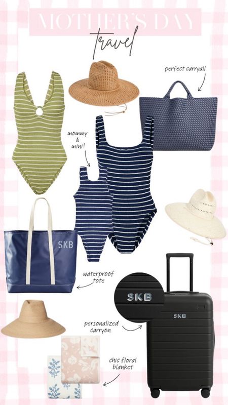 MOTHER’S DAY GIFT GUIDE FOR THE TRAVELING POOL/BEACH/LAKE MOM!

Mommy and me suits, personalized luggage, my fave waterproof tote, and lifeguard hats.

#LTKfindsunder50 #LTKGiftGuide #LTKfamily