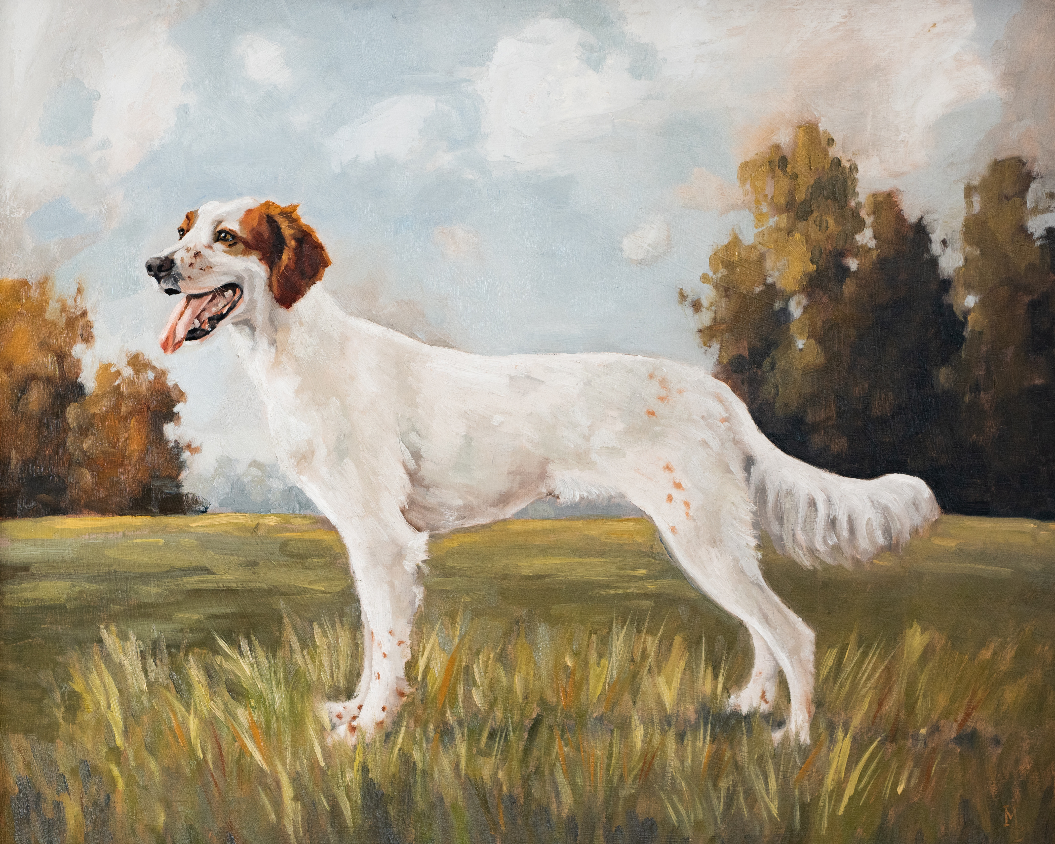 A few of my original oil dog paintings are available in fine art canvas prints, art prints, and other products on Society6...   

 #LTKHome
