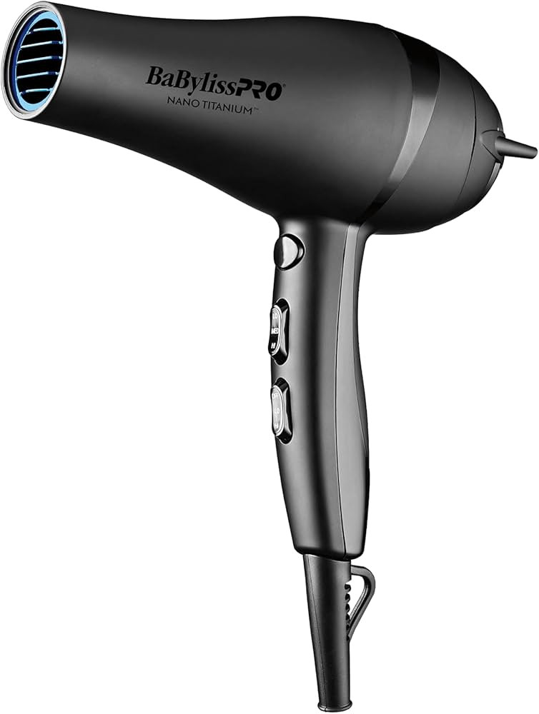 Nano Titanium 2000-Watt Blow Dryer with Concentrator Nozzle, Professional Grade Ionic Corded Styl... | Amazon (US)