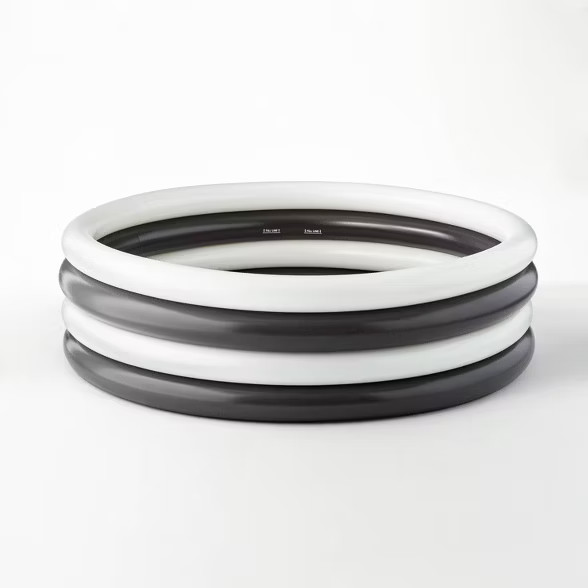 Inflatable Outdoor Pool Black/White - Hearth & Hand™ with Magnolia | Target