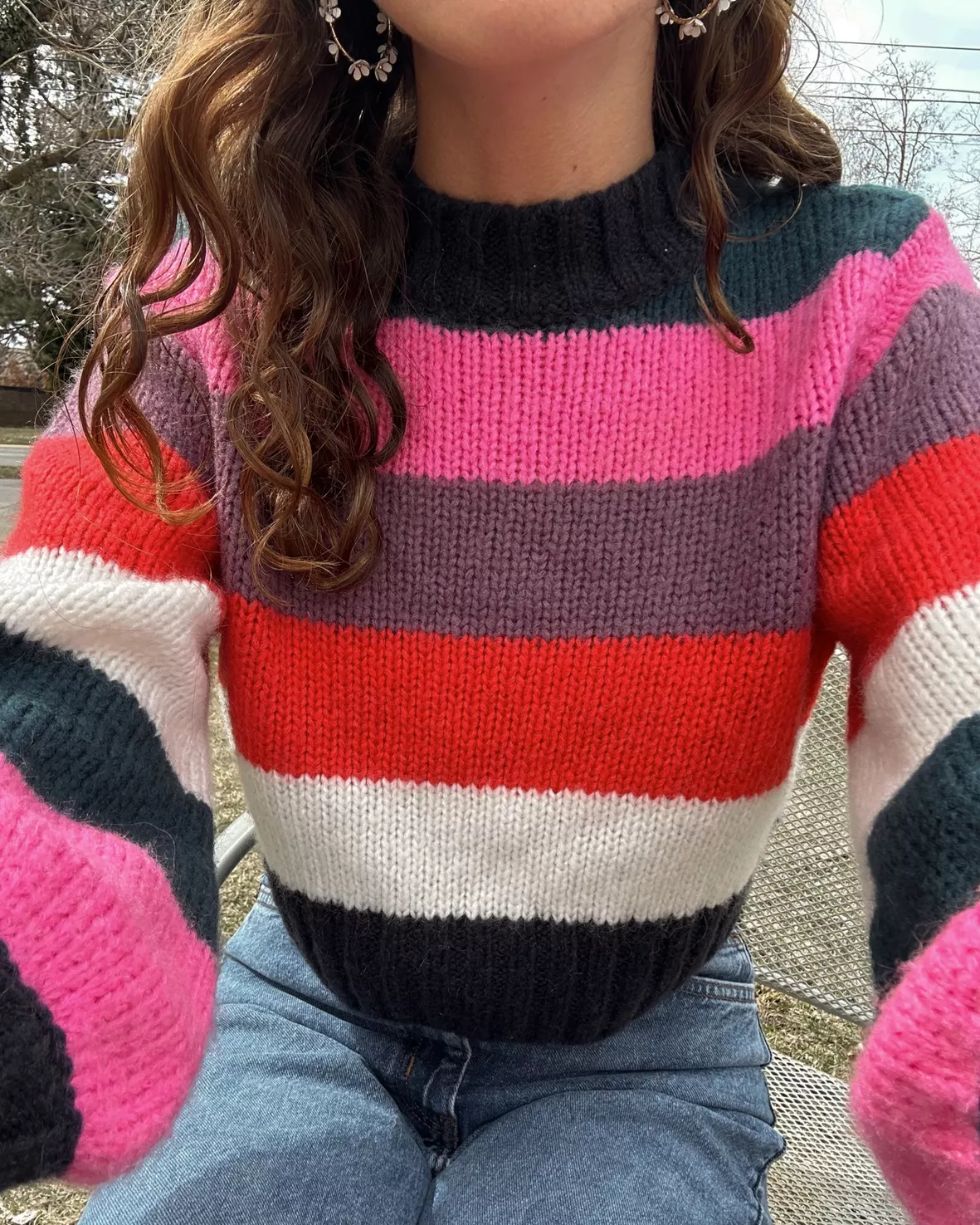 Knit Top for Women - Pink, Gigi