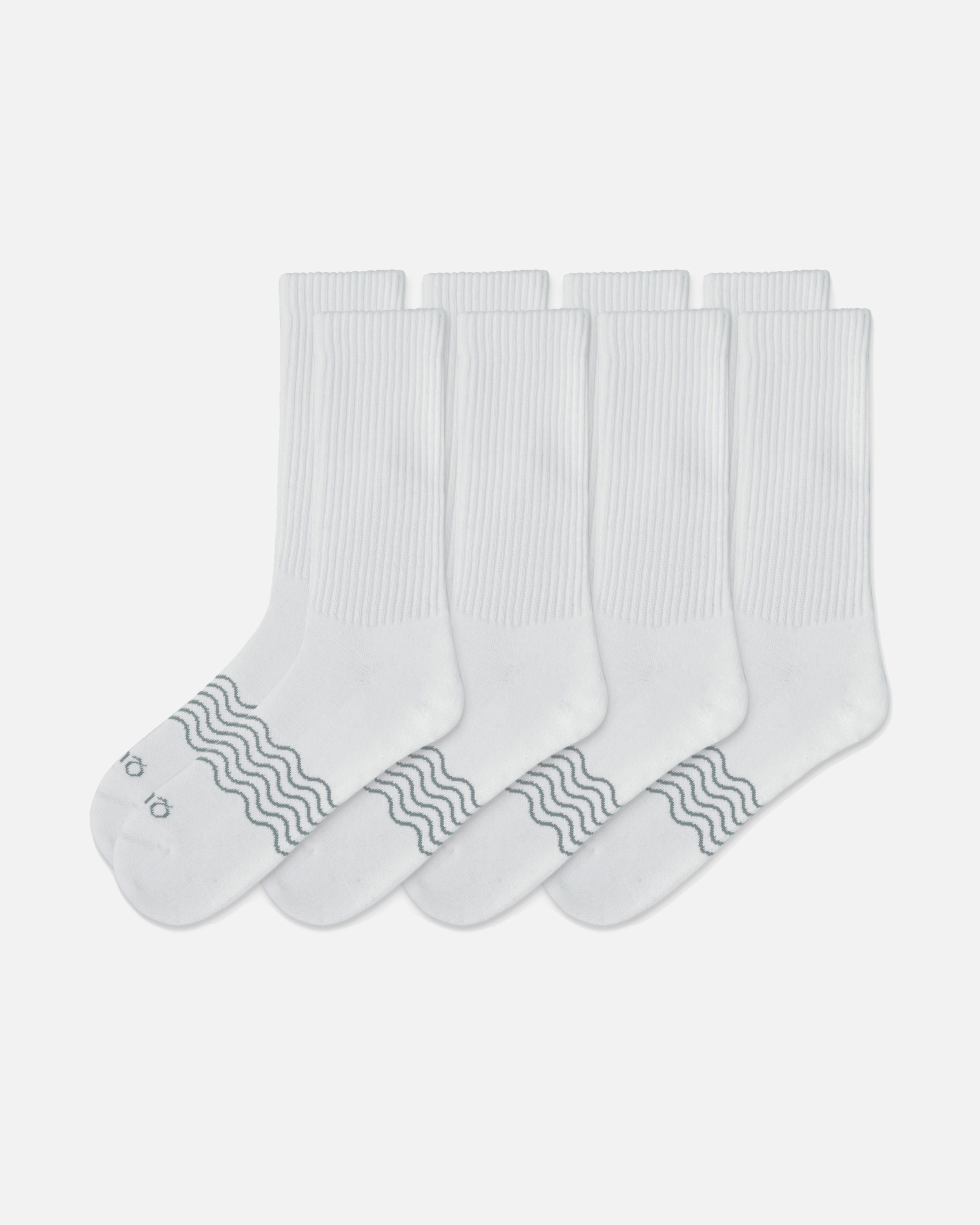 Everyday Cotton Solid Crew Socks (4-pack) | Quince