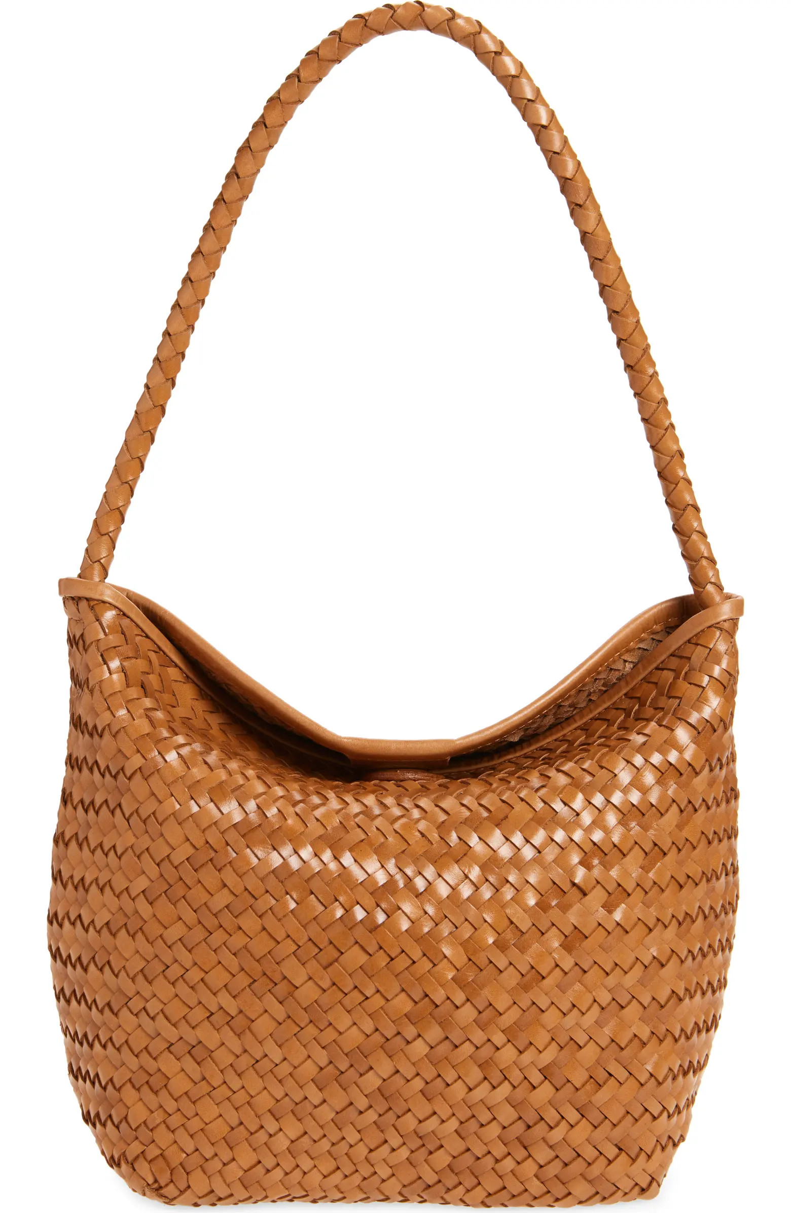 The Handwoven Leather Shoulder Bag | Nordstrom