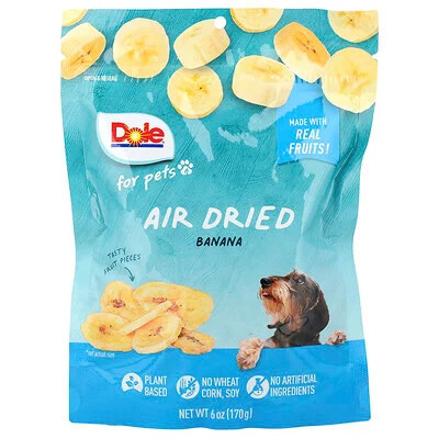 Dole for Pets, Air Dried, Banana, 6 oz (170 g) | iHerb