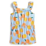 Wonder Nation Toddler Girls Ruffle-Strap Romper, Sizes 12M\u20135T | Walmart (US)