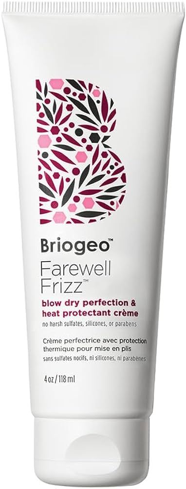 Briogeo Farewell Frizz Blow Dry Cream Heat Protectant for Hair, Anti Frizz Hair Product, 4 oz | Amazon (US)
