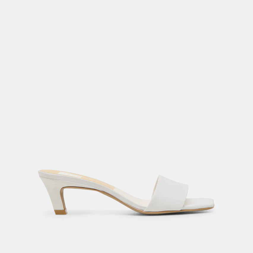 Rexa True White Leather Heels | Dolce Vita | DolceVita.com
