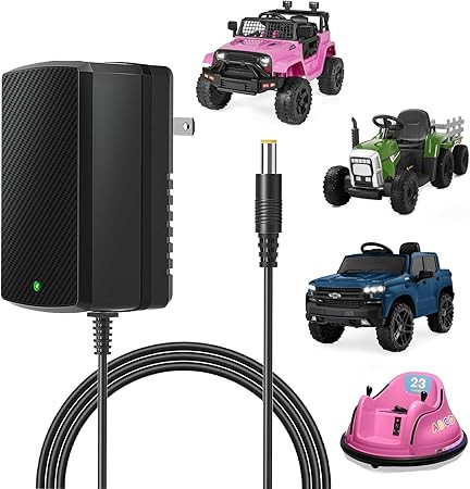 12V Charger for Kids Ride On Car Toys Best Choice for SUV Kid Trax Dynacraft Bumper Kidzone Jeep ... | Amazon (US)