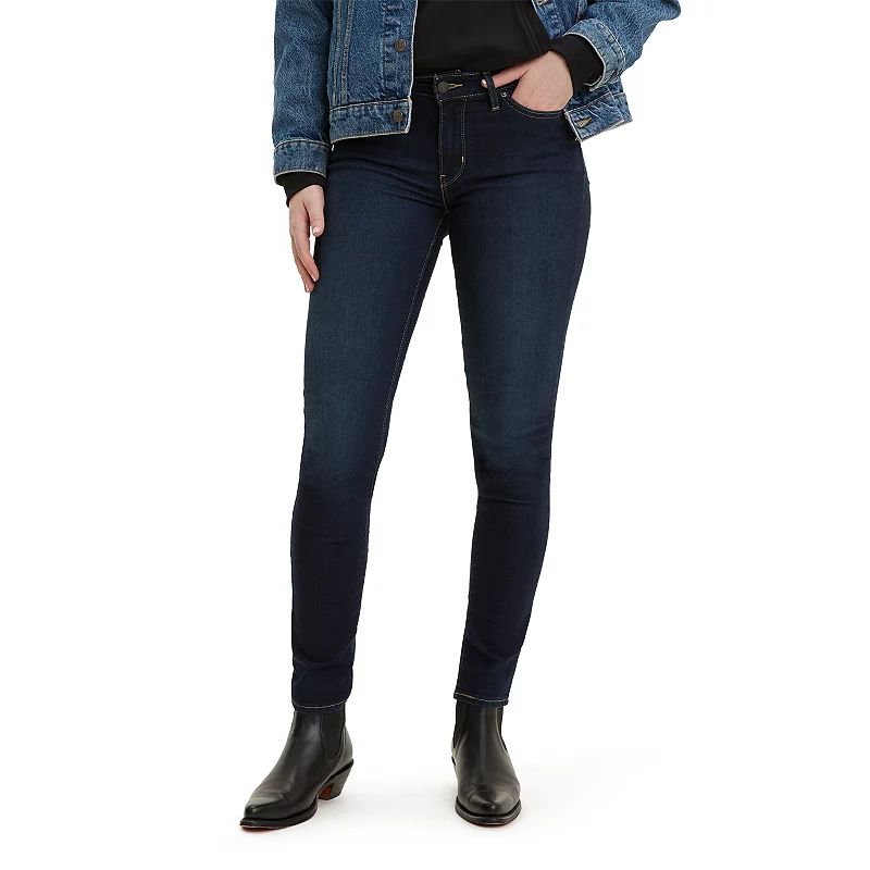 Women's Levi's 711 Skinny Jeans, Size: 25(US 0)Medium, Dark Blue | Kohl's