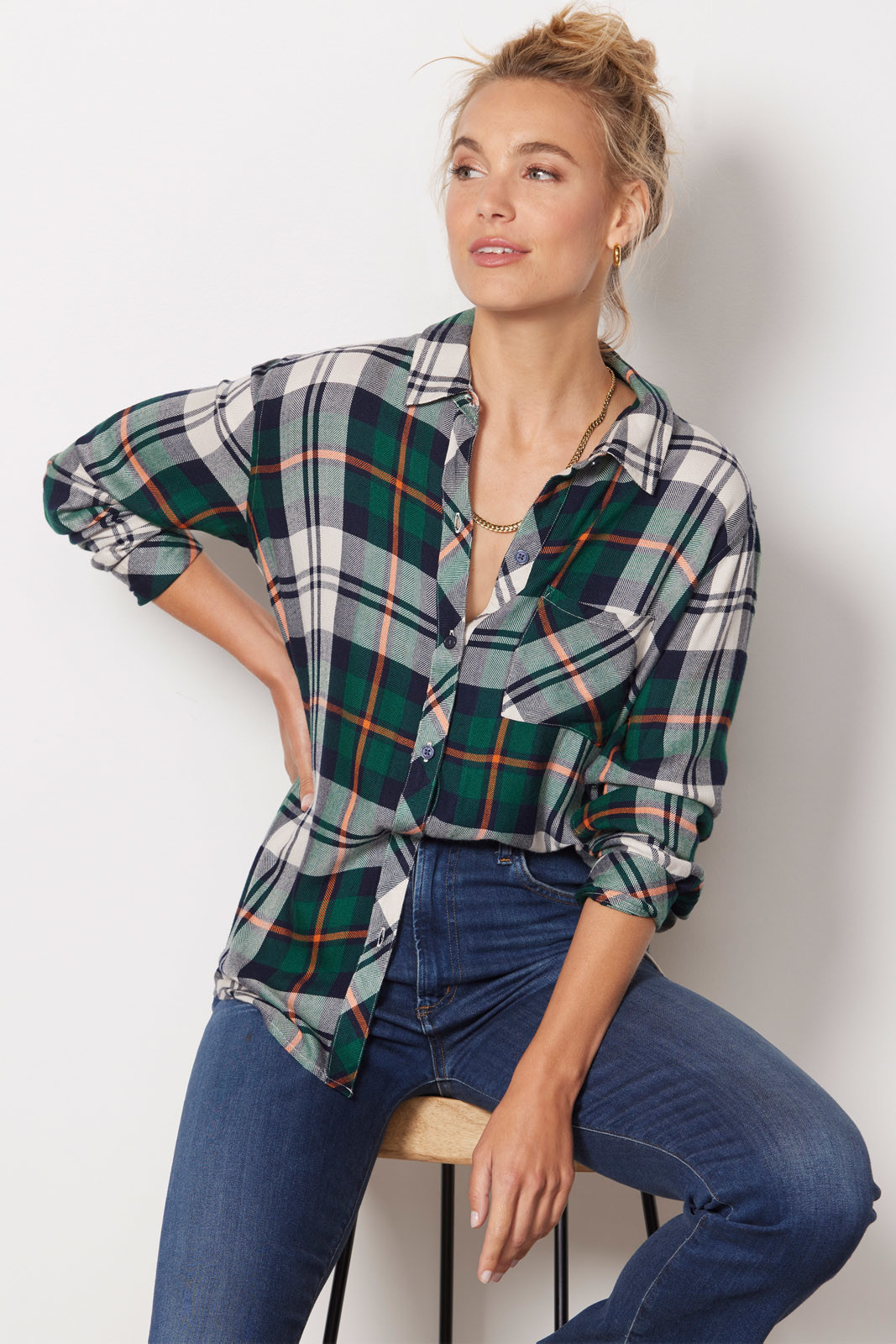 RAILS Hunter Forest Button Down | EVEREVE | Evereve