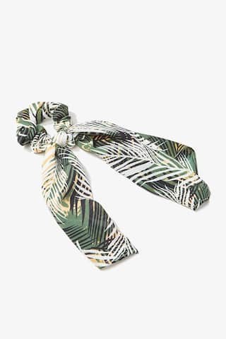 Leaf Print Scrunchie | Forever 21 (US)
