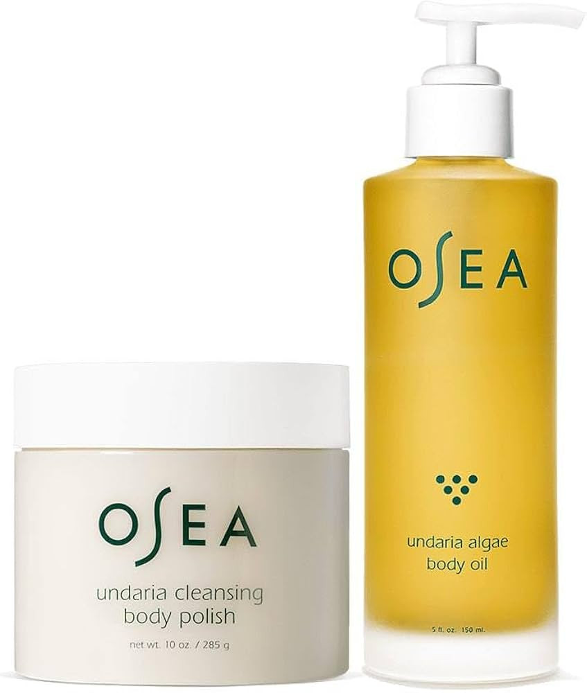 Osea Undaria Exfoliate & Glow Duo - Undaria Cleansing Body Polish + Undaria Algae Body Oil | Amazon (US)