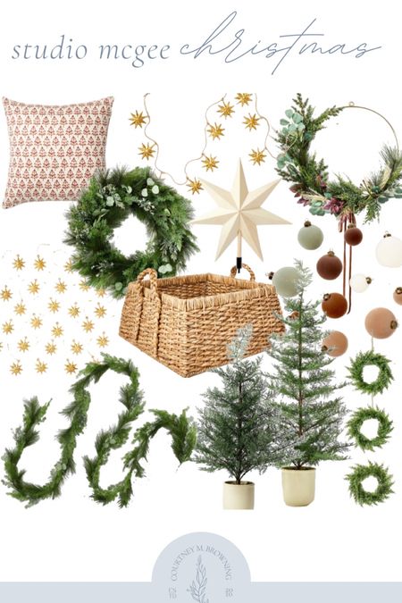 Studio mcgee for Target Christmas new arrivals! Such pretty wreaths, ornaments and trees ah a great price! Love the square tree collar! #studiomcgee #christmasdecor #holidaydecor #studiomcgeechristmas #wreath #garland 

#LTKHoliday #LTKhome #LTKSeasonal