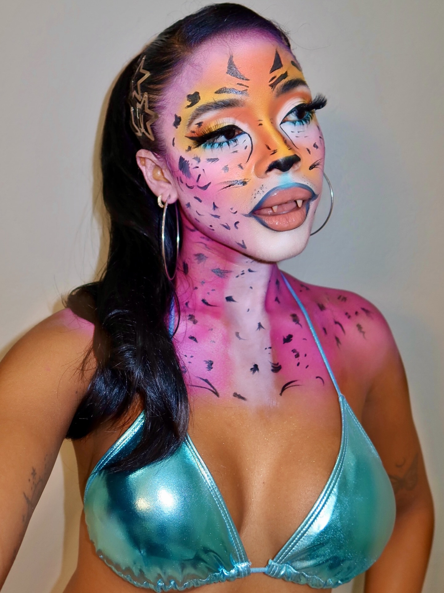 lisa frank has entered the chat 💖🌈✨🐯

inspo @r0tt1ng.app13_  #halloweenmakeup #lisafrank #hydroween

#LTKSeasonal #LTKHalloween #LTKParties