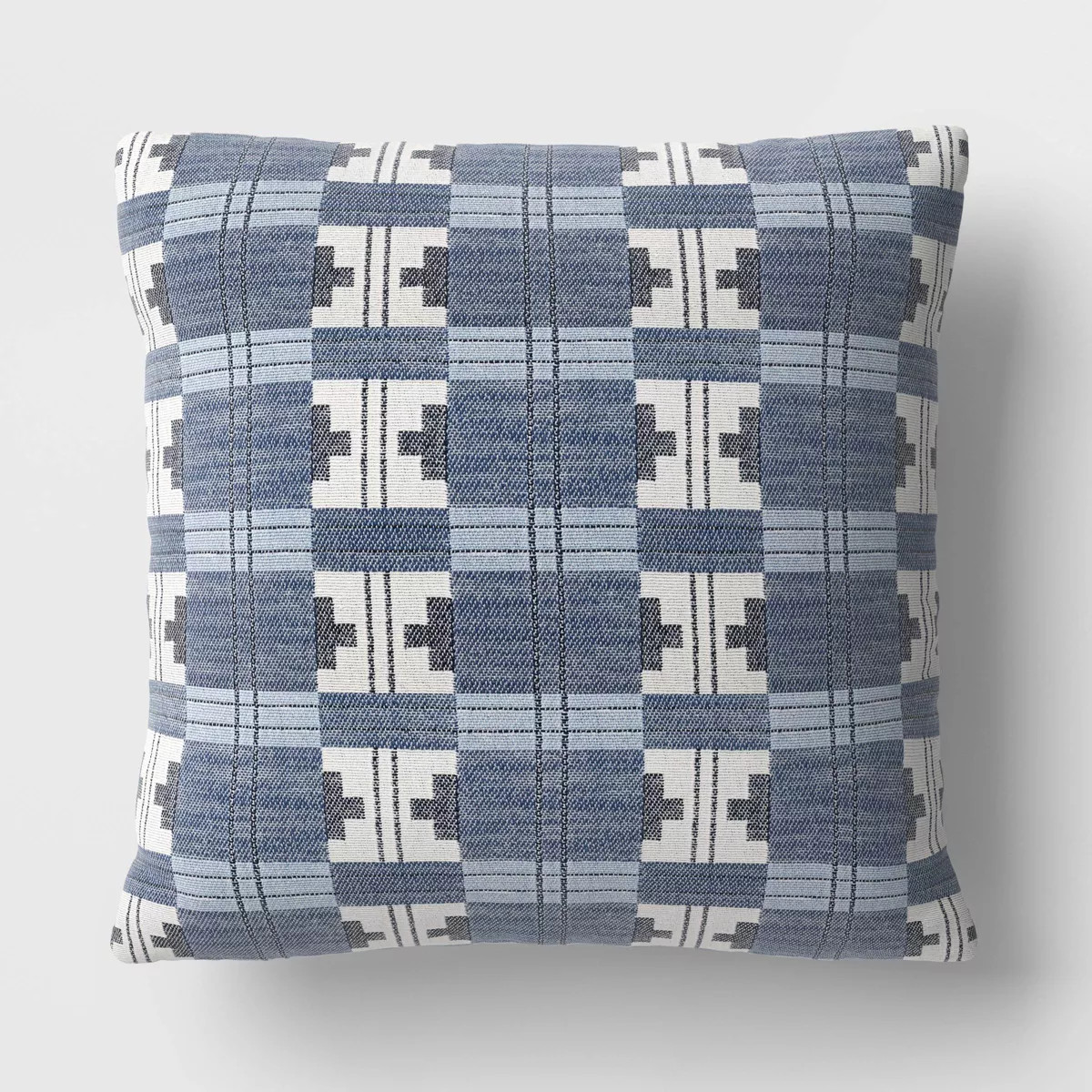 Square Heritage Geometric Polyester Throw Pillow - Threshold™ | Target