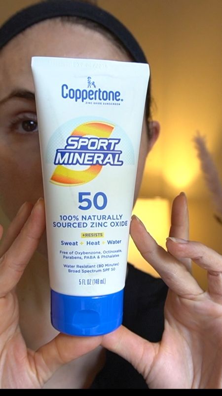 Coppertone Sport Mineral SPF 50 water resistant sunscreen for face and body. 

#LTKfindsunder50 #LTKVideo #LTKswim