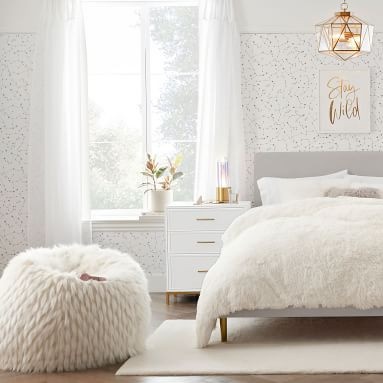 Winter Fox Faux-Fur Bean Bag Chair | Pottery Barn Teen | Pottery Barn Teen