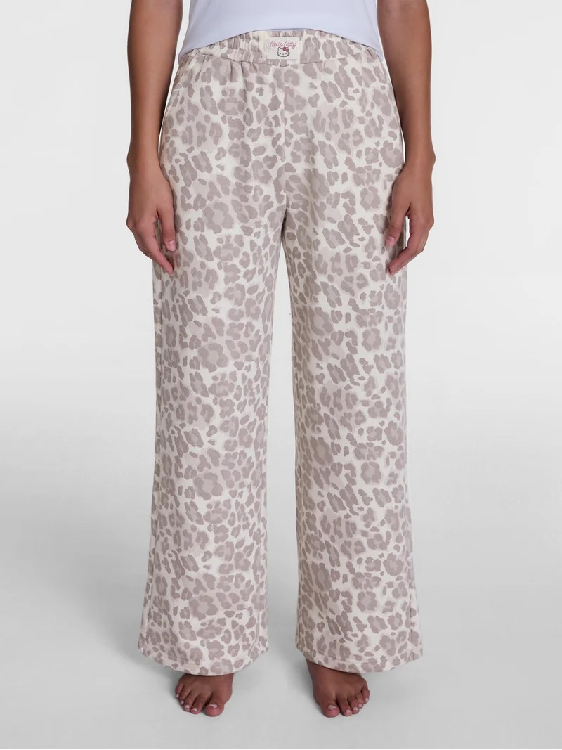 Hello Kitty Women's Animal Print Sleep Pants, Sizes XS-3XL | Walmart (US)