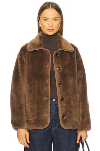 Citizens of Humanity Astrid Sherpa Jacket in Warm Tan from Revolve.com | Revolve Clothing (Global)
