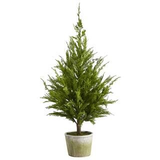 3.5ft. Unlit Cedar Pine Natural Look Artificial Christmas Tree | Michaels Stores