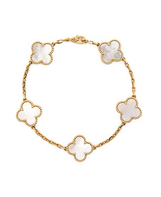Vintage Alhambra 5 Motifs Bracelet | Macy's