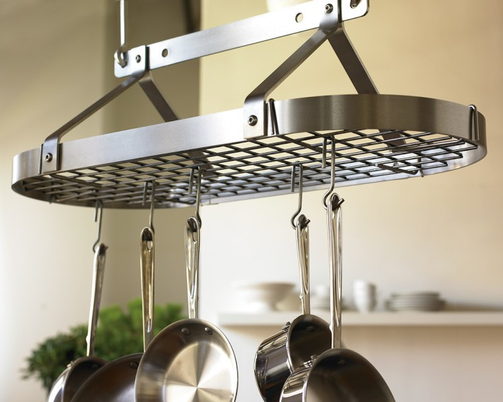 Enclume Traditional Oval Ceiling Pot Rack | Williams-Sonoma