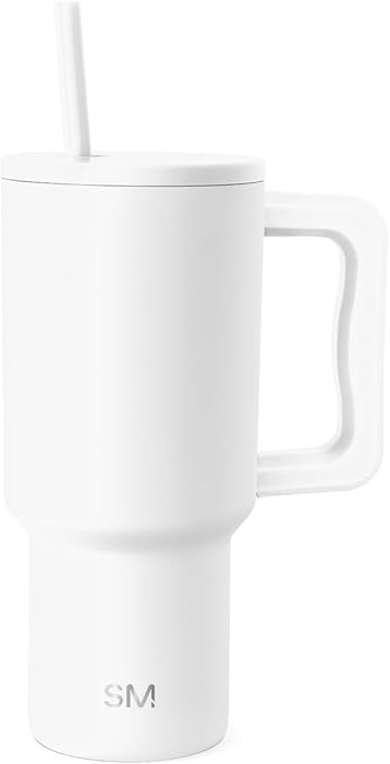 Simple Modern 30 oz Trek Tumbler with Handle and Straw Lid | Cup Holder Friendly Insulated Stainl... | Amazon (US)
