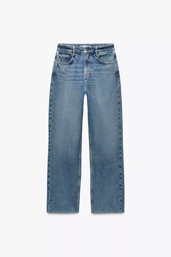 Z1975 HIGH-RISE STRAIGHT JEANS | Zara UK