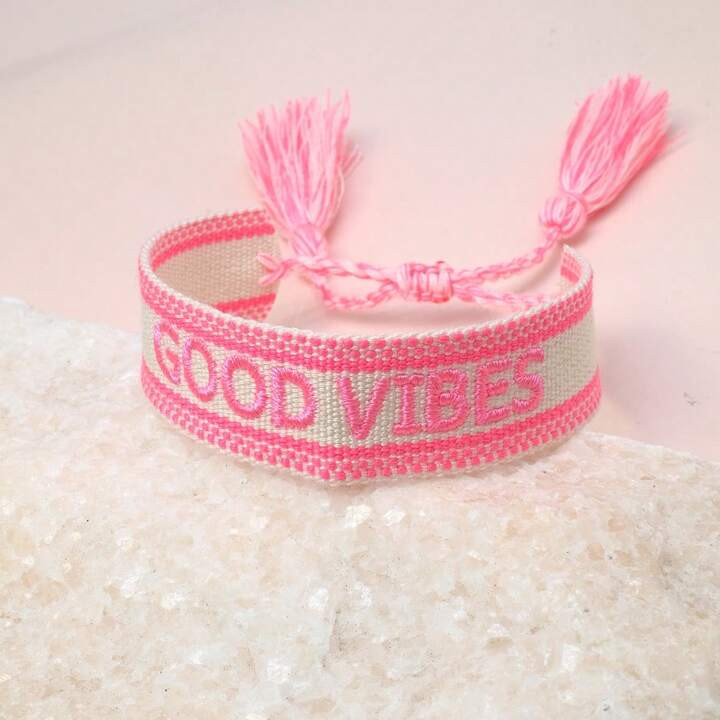 1pc Embroidered Letter Bohemian Handmade Braided Vintage Tassel Friendship Bracelet, Suitable For... | SHEIN