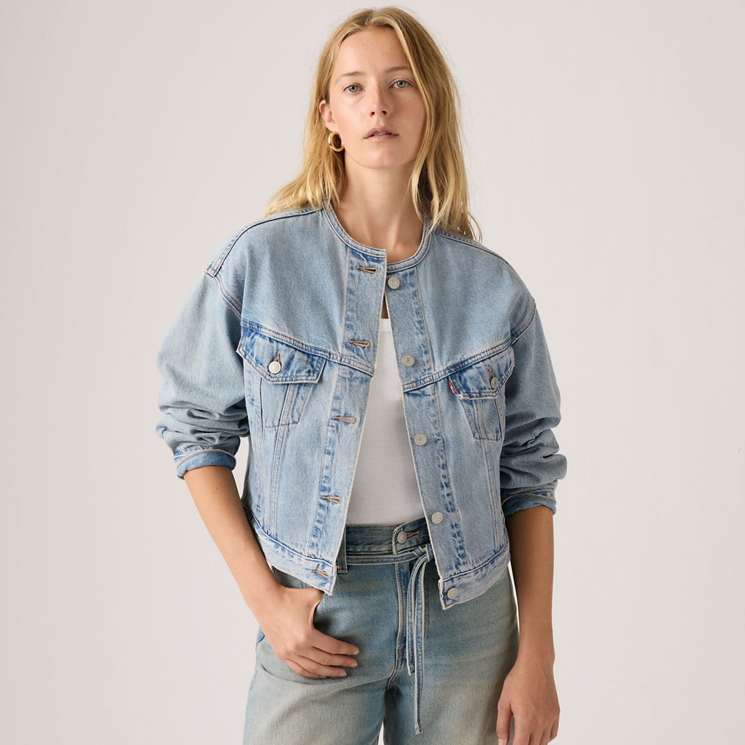 Levi's '90s Shrunken Collarless Trucker Jacket - Women's XS | Levi's US