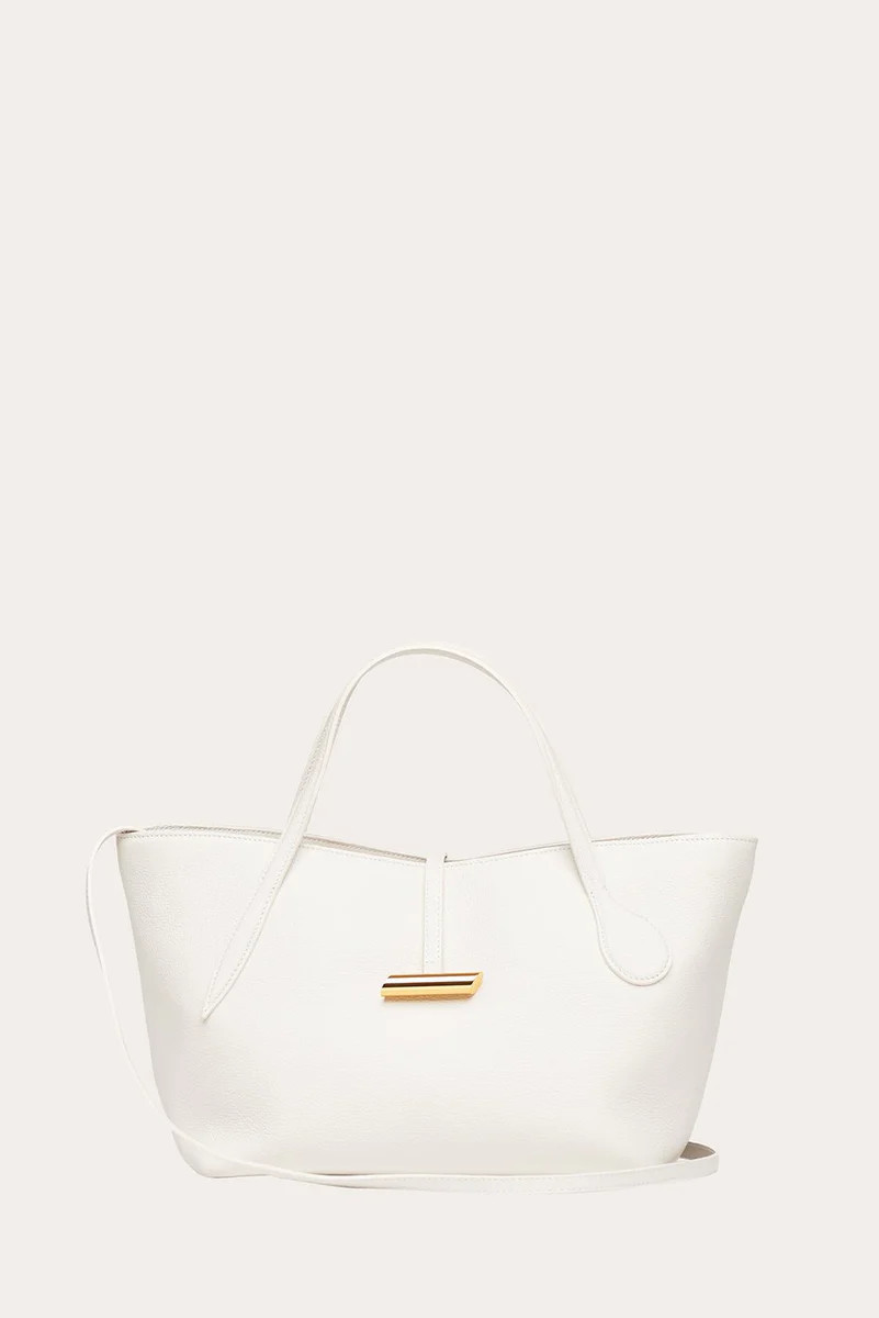Petite Penne Tote Cream | LITTLE LIFFNER