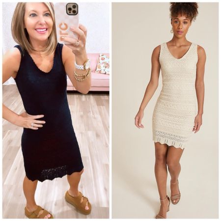 The Crochet trend is not going anywhere this season 😬😬 My dress is on sale and it’s NAVY! Also comes in ivory! Wearing a small, it’s lined and strechy! True to size!

Xo, Brooke

#LTKStyleTip #LTKSeasonal #LTKFestival