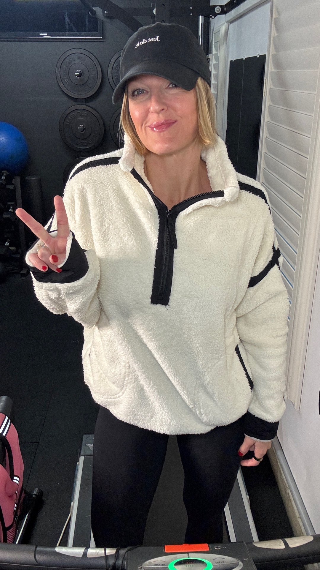 Coziest fleece and FP dupe. 🖤 

Wearing large 

#LTKActive #LTKGiftGuide #LTKFindsUnder50