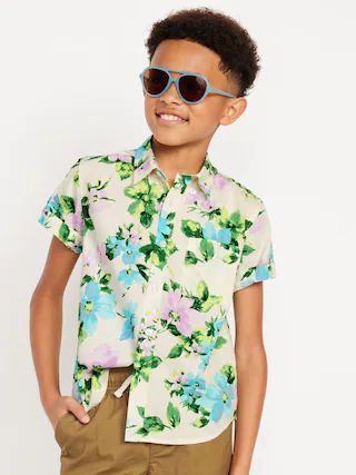 Short-Sleeve Pocket Shirt for Boys | Old Navy (US)