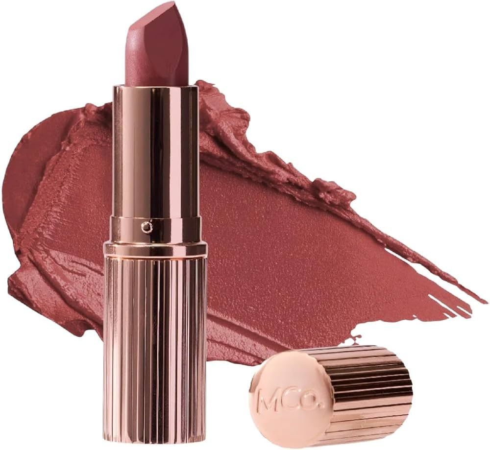 MCoBeauty Creme Matte Luxe Lipstick - Very Shelley - Taupe Nude Long Wearing Hydrating Lip Color ... | Amazon (US)