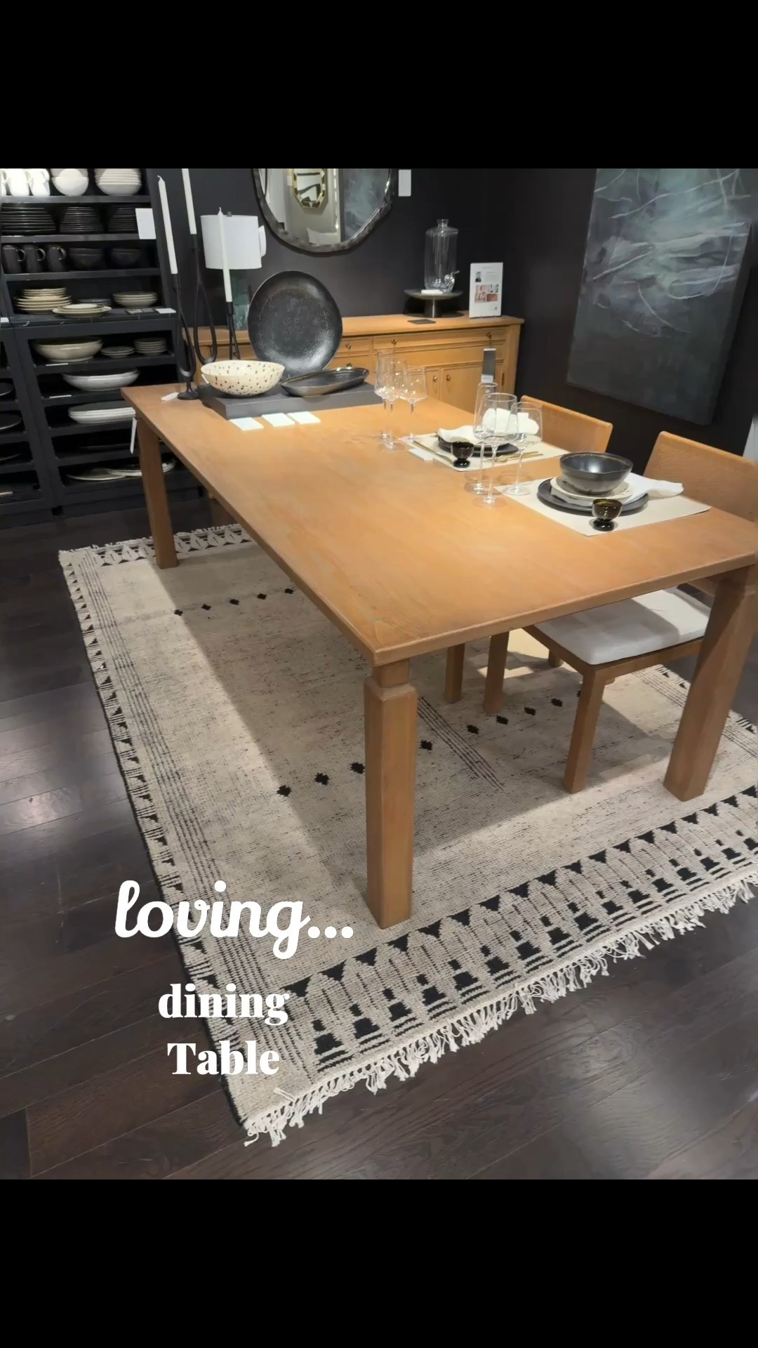 LOVING…
This dining table
This Vignette
This Combo
This RUG….


#LTKStyleTip #LTKHome