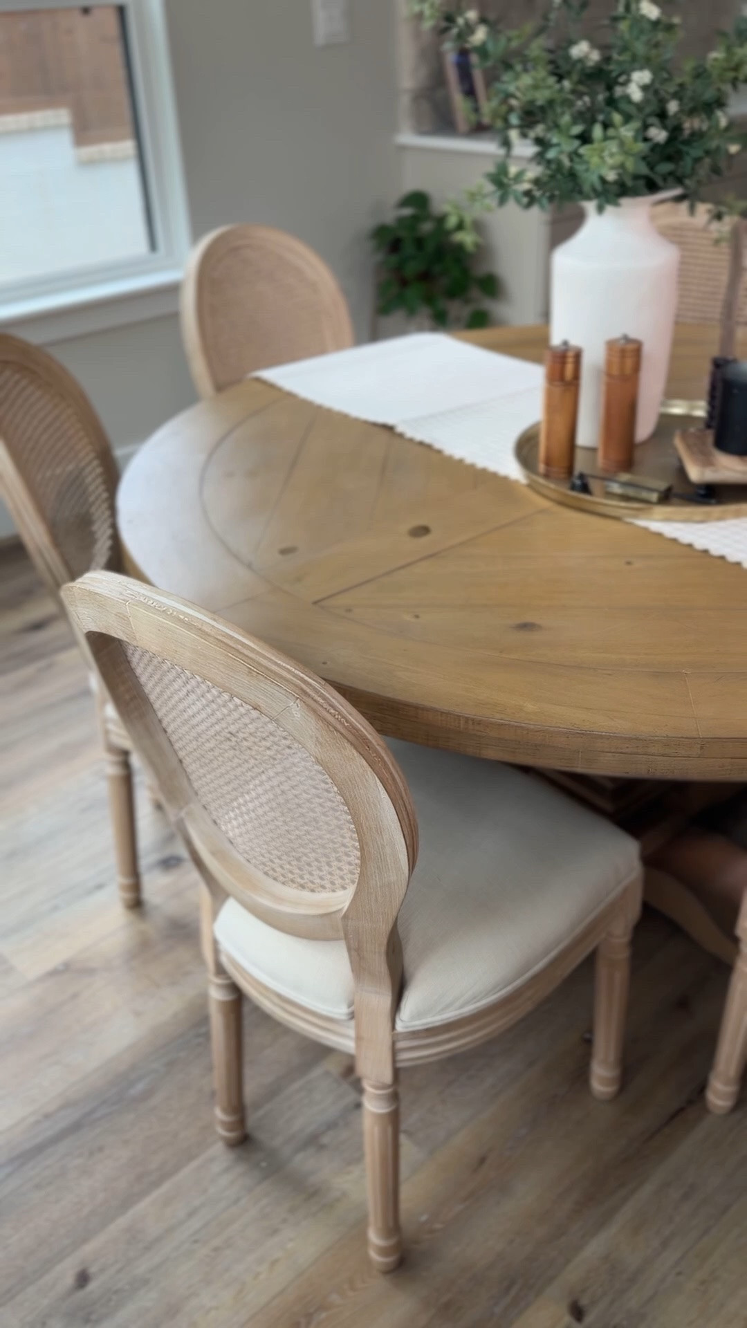 A favorite view: this round table ready for friends, food, and good vibes. The rattan chairs brings all the texture!
#kitchendecor #roundtable #breakfastnook #roadto5k
#creatorsearchinsights

#LTKOver40 #LTKHome #LTKSeasonal