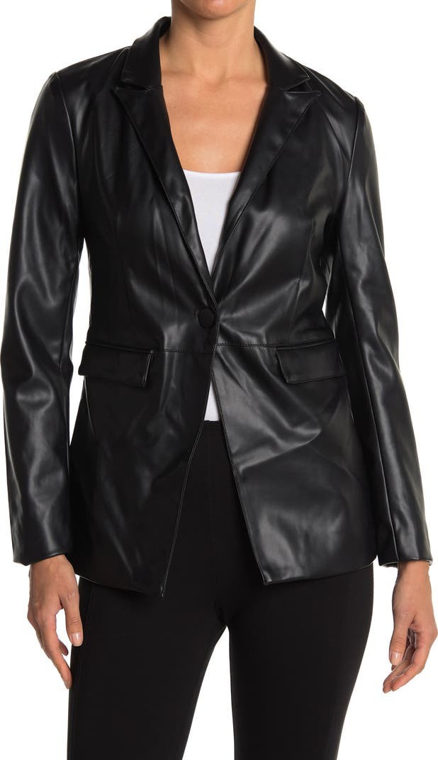 Faux Leather Blazer | Nordstromrack | Nordstrom Rack
