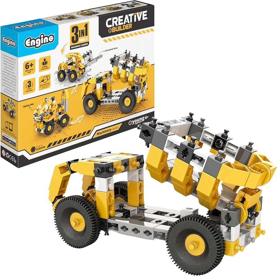 Engino Creative Builder- Tipper Truck 3-in-1, STEM Toys, Educational Toys for Kids 6+, STEM Proje... | Amazon (US)