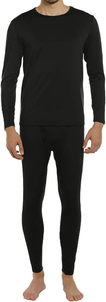 ViCherub Men's Thermal Underwear Set Long Johns with Fleece Lined Base Layer Thermals Sets for Me... | Amazon (US)
