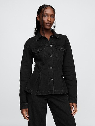 Peplum Denim Jacket | Gap (US)