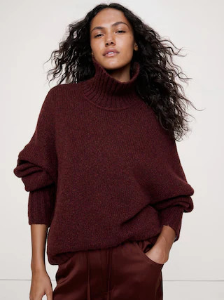 Italian Merino-Blend Turtleneck Sweater | Banana Republic (CA)