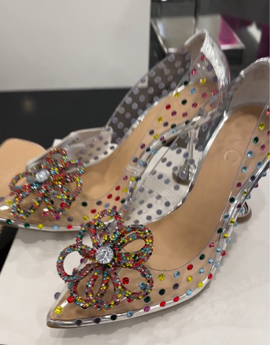 #wedding #bridal #bling #bow #rainbowheels #clearheels #rhinestonepumps #bedazzledheels #rhinestoneflowerheels #weddingshoes #eeddingheels #formal #homecoming 

#LTKwedding #LTKGiftGuide #LTKshoecrush