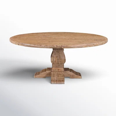 Lyons Mango Solid Wood Pedestal Dining Table | Wayfair North America