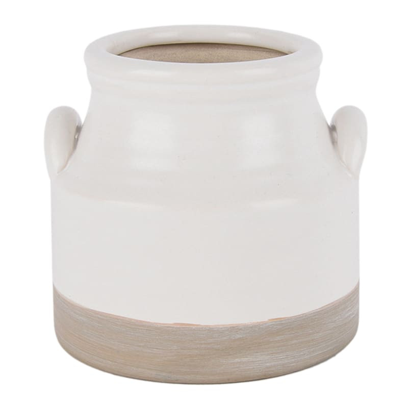White Ceramic Vase, 4" | At Home