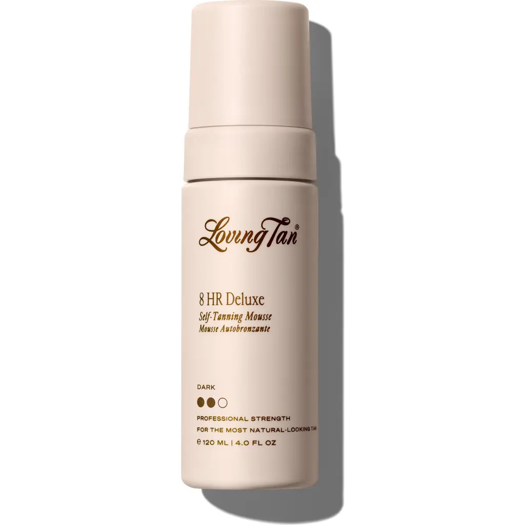 Loving Tan 8 HR Deluxe Self-Tanning Mousse in Dark at Nordstrom, Size 4 Oz | Nordstrom