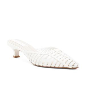 Marlina Kitten Heel Mules | TJ Maxx